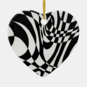 Optische #1b door Michael Moffa Keramisch Ornament (Voorkant)