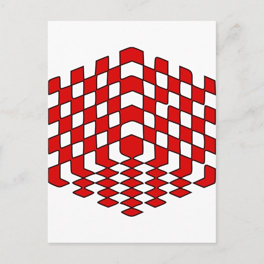 Optische 3D-schuif Briefkaart (Voorkant)