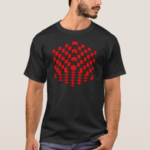 Optische 3D-schuif T-shirt