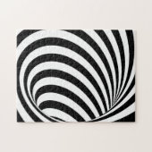 Optische 3D-spiraalvormige opening Legpuzzel (Horizontaal)