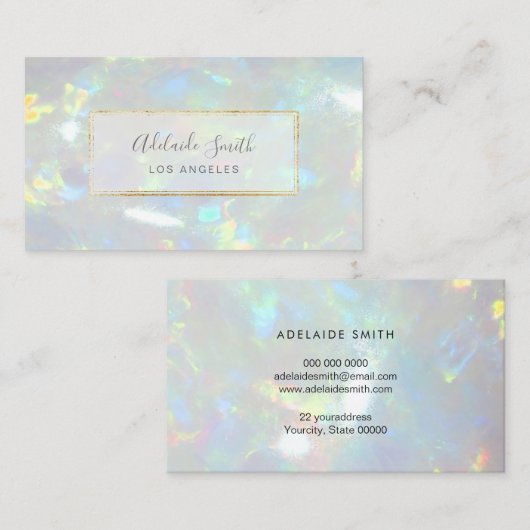 optische achtergrond visitekaartje (Voorkant / Achterkant)