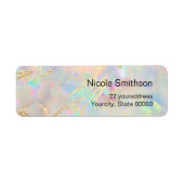 optische achtergrondlabels etiket (Voorkant)