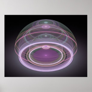 Optische artikel 3D Grand Julian Fractal 08 Poster