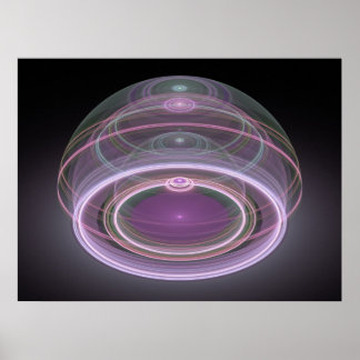 Optische artikel 3D Grand Julian Fractal 08 Poster