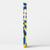 Optische bewegingsillusie achtergrond Geel Case-Mate iPhone Case (Achterkant / Links)