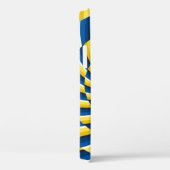 Optische bewegingsillusie achtergrond Geel Case-Mate iPhone Case (Achterkant / Rechts)