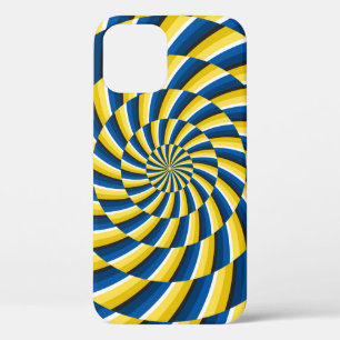 Optische bewegingsillusie  achtergrond Geel Case-Mate iPhone Case