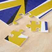 Optische Bewegingsillusie Cirkelachtergrond Legpuzzel (Zijkant)