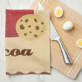 Optische chocoladeillustratie theedoek (Quarter Fold)