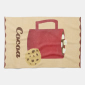 Optische chocoladeillustratie theedoek (Horizontaal)