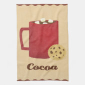 Optische chocoladeillustratie theedoek (Verticaal)