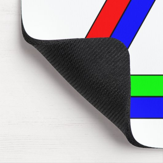 Optische driehoeklichtmuis muismat (Hoek)