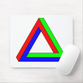 Optische driehoeklichtmuis muismat (Met muis)