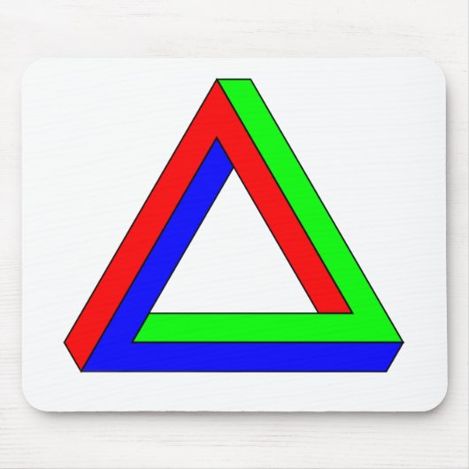 Optische driehoeklichtmuis muismat (Voorkant)