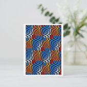 Optische drizzaninekaart briefkaart (Staand voorkant)