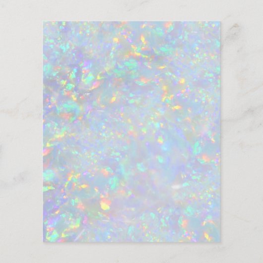 optische FAUX-iriserende textuur Flyer (Achterkant)