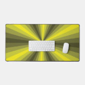 Optische gele illusie bureaumat (Keyboard & Muis)
