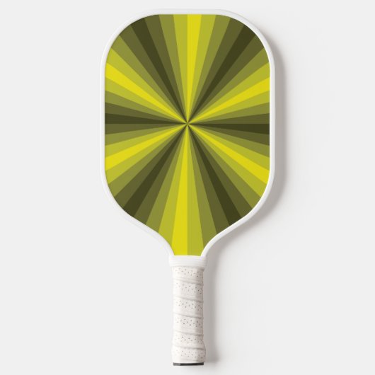 Optische gele illusie pickleball paddle (Voorkant)
