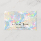 optische gemstone textuurachtergrond visitekaartje (Voorkant)