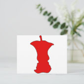 Optische gezichtsverlichting met appelzijde briefkaart (Staand voorkant)