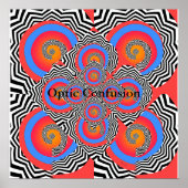 Optische grafische verwardheid poster (Voorkant)