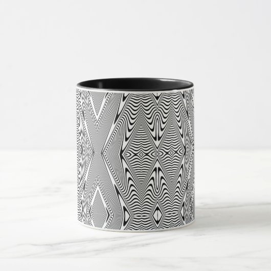 Optische Illusie 11 Abstract Ontwerp Mok (Midden)
