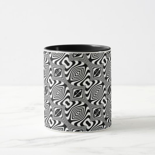 Optische Illusie 11 Abstract Ontwerp Mok (Midden)