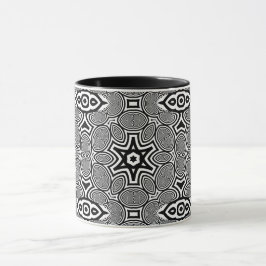 Optische Illusie 12 Abstract Design Mok