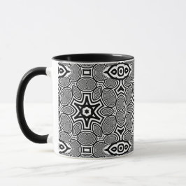 Optische Illusie 12 Abstract Design Mok