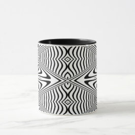 Optische Illusie 13 Abstract Design Mok
