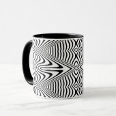 Optische Illusie 13 Abstract Design Mok (Voorkant links)