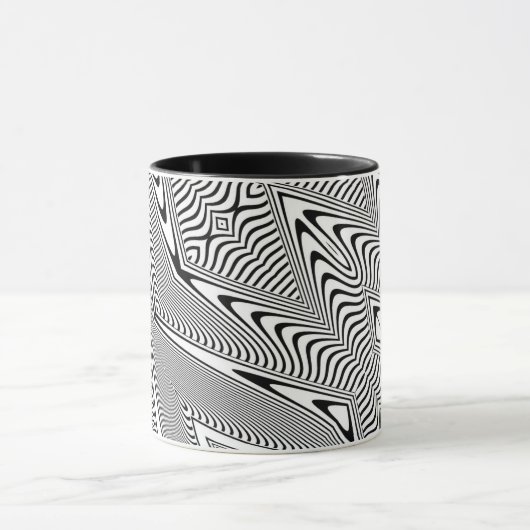 Optische Illusie 14 Abstract Ontwerp Mok (Midden)