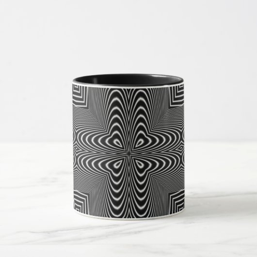 Optische Illusie 16 Abstract Ontwerp Mok (Midden)
