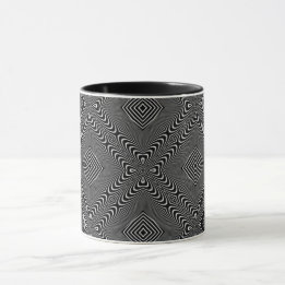 Optische Illusie 17 Abstract Design Mok