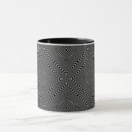 Optische Illusie 17 Abstract Design Mok