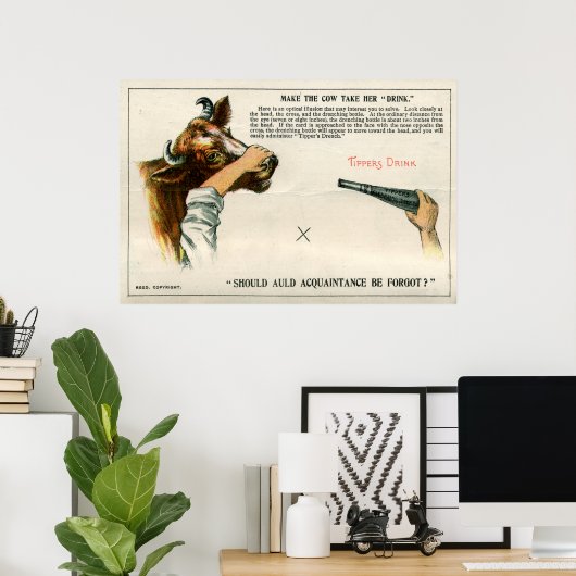 Optische illusie, 1896 poster (Thuiskantoor)