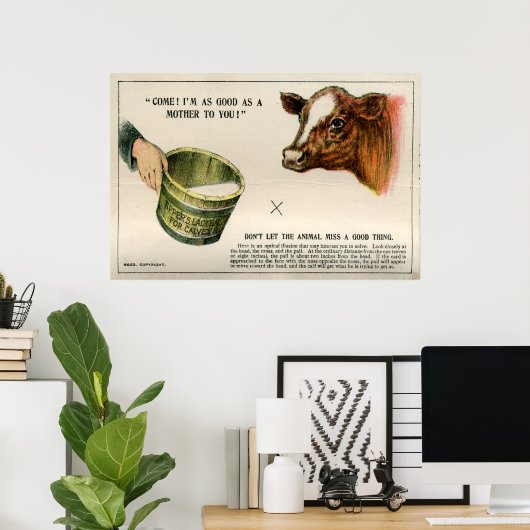 Optische illusie, 1896 poster (Thuiskantoor)