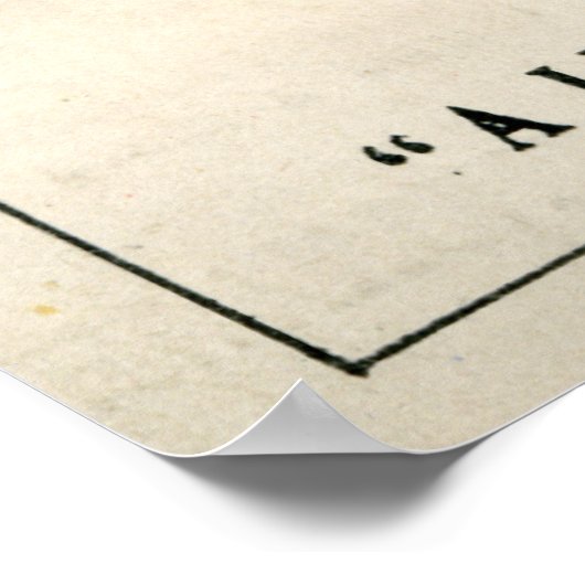 Optische illusie 1896 poster (Hoek)