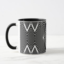 Optische Illusie 18 Abstract Design Mok