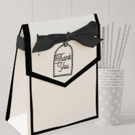 Optische illusie 2D Comic Style Hartelijk dank Bedankdoosjes