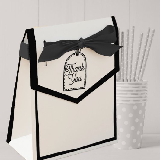 Optische illusie 2D Comic Style Hartelijk dank Bedankdoosjes