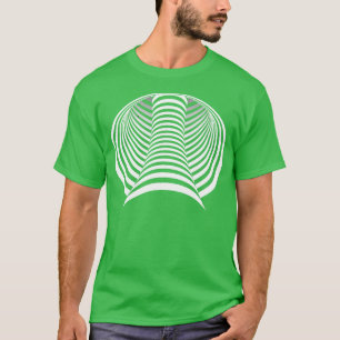 Optische Illusie 3D Grafische Mind Trick T-shirt