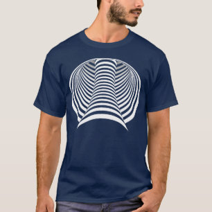 Optische illusie 3D Graphic Mind Trick T-shirt