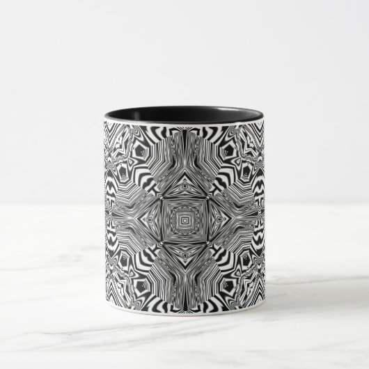 Optische Illusie 4 Abstract Ontwerp Mok (Midden)