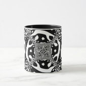 Optische Illusie 6 Abstract Design Mok (Midden)