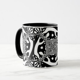 Optische Illusie 6 Abstract Design Mok