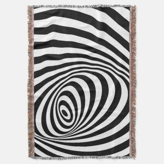 Optische illusie 6 deken (Voorkant Verticaal)