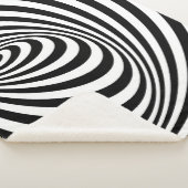Optische illusie 6 sherpa deken (3/4)