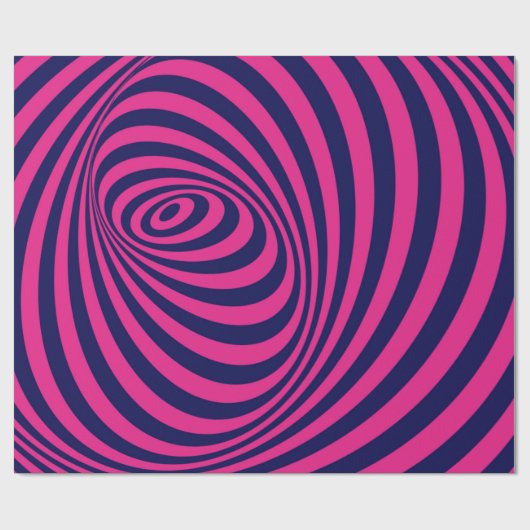 Optische illusie 8 cadeaupapier (Vlak)