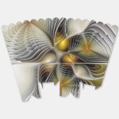 Optische Illusie Abstract 3D Fractal Met Diepte Bedankdoosjes (Ongevouwen)